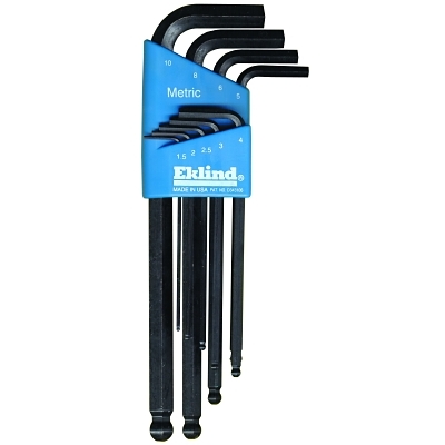 9-PC METRIC BALL-HEX-L-WRENCH KEY SET LO